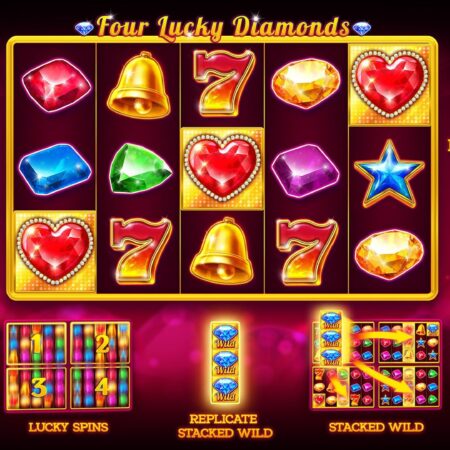 BGaming только что выпустили новую игру — Four Lucky Diamonds